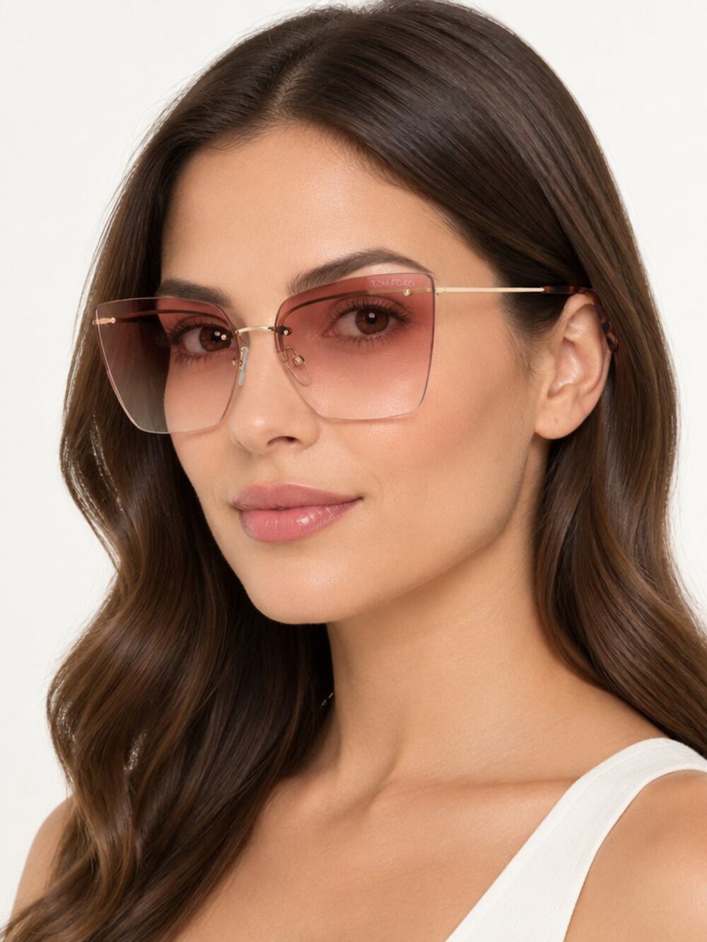 NEW Tom Ford FT0682 33G Rose Gold Sunglasses Authentic